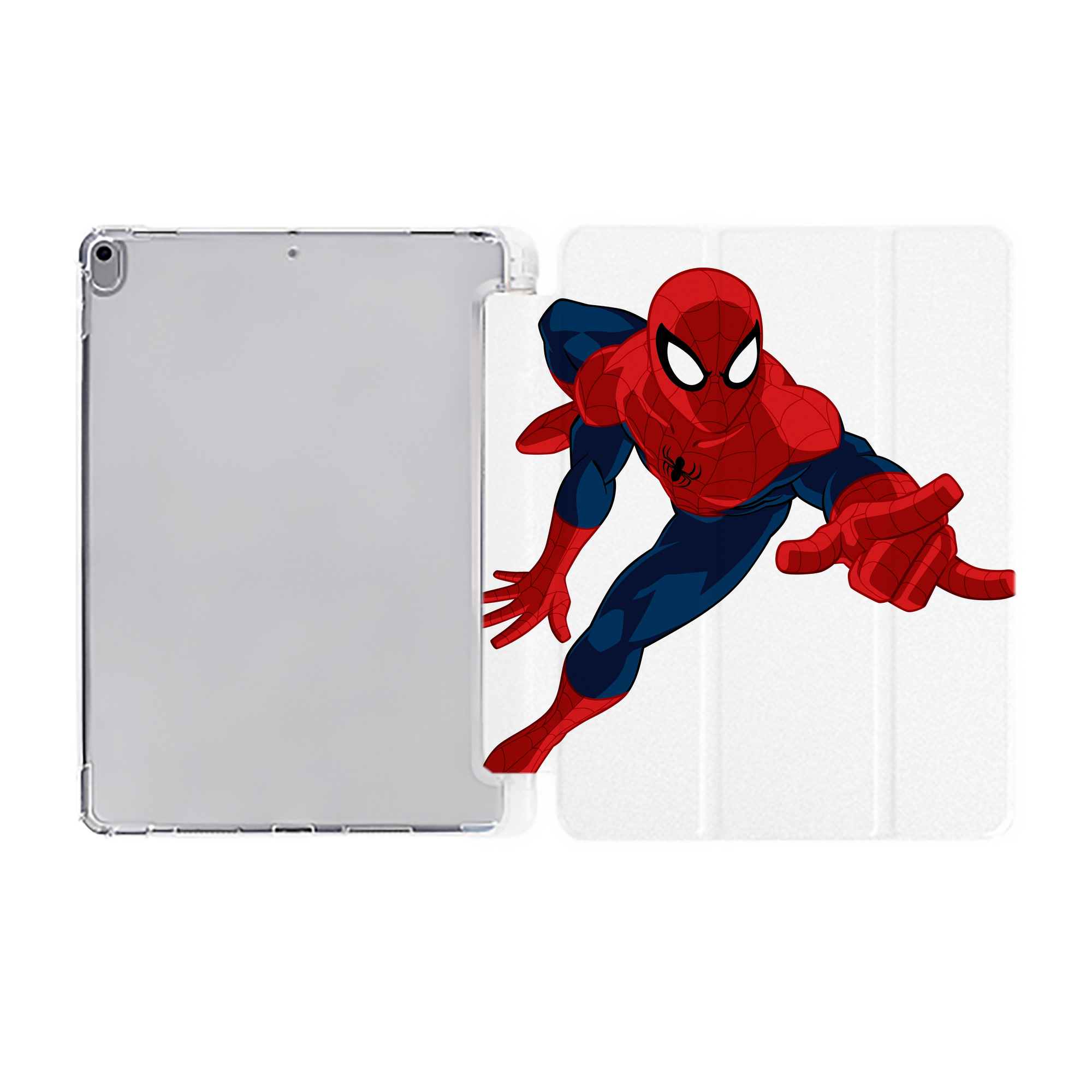 （画像用） アベンジャーズ The Avengers IPad ケース ペン収納付き 三つ折りスタンド PUレザー×シリコン 対応機種9.5/10.5/10.9インチ